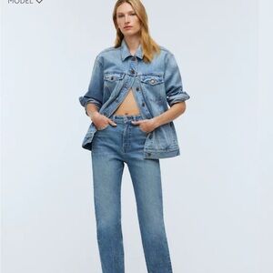 Madewell 90s Straight Jeans, rondel wash, Size 30